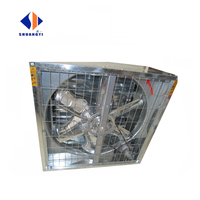Ventilateur axial mural carré à faible bruit, grand volume d'air, à fermeture automatique, étanche à la pluie, directement de l'usine