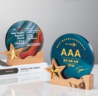 Vente en gros de trophées et médailles de sport Fabricants de souvenirs Design personnalisé Trophée de cristal de verre acrylique