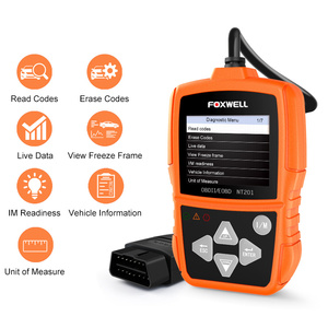 Foxwell nt201 USA EU kho đọc mã xóa mã dữ liệu trực tiếp OBDII I/M OBD2 máy quét mèo công cụ chẩn đoán <span class=keywords><strong>1</strong></span> năm bảo hành - Product Image 4