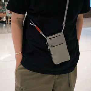 LE PETIT RUISSEAU Sac bandoulière unisexe pliable en nylon, ajusté, avec fermeture éclair, léger, durable, tendance, style japonais décontracté - Product Image 4