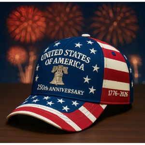 <span class=keywords><strong>Gorra</strong></span> del 250 Aniversario <span class=keywords><strong>de</strong></span> los Estados Unidos, Ajustable, <span class=keywords><strong>Gorra</strong></span> del Aniversario Americano <span class=keywords><strong>de</strong></span> 250 Años, Gorras Patrióticas <span class=keywords><strong>de</strong></span> EE. UU. - Product Image 2