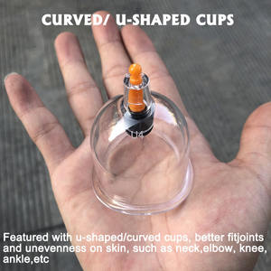 Nuopuen – Lot de 100 ventouses de massage jetables de 7,8 cm et 6 cm pour thérapie par ventouses Hijama, vente en gros pour la thérapie par ventouses ABC - Product Image 4