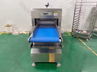 Machine à découper le pain automatique industrielle YOSLON, machine à trancher le pain en continu, laminoir de pâtisserie, machine à découper le pain en acier inoxydable