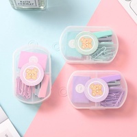 Mini Agrafeuse Couleur Macaron et Ensemble Combiné de Papeterie pour Étudiant – Mignon et Pratique