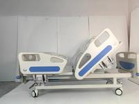 Manuell Verstellbares Multifunktionales Patientenbett für Häusliche Pflege und Krankenhäuser aus Kaltgewalztem Stahl mit 1 Jahr Garantie
