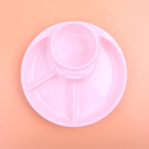 Split Kids Plate Bpa Free Milk <strong>Cereal</strong> Partition <strong>Plastic</strong> <strong>Bowl</strong> with Custom - Product Image 4