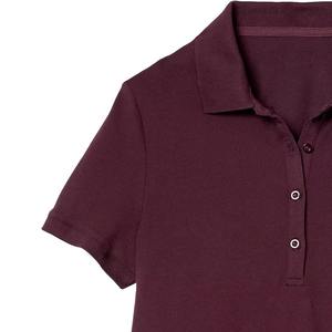 Camiseta Polo de Algodón de Diseño Personalizado para Mujer, Estilo Casual de Oficina con Logotipo, Diseño Moderno, Camisetas Polo de Verano para Mujer - Product Image 2