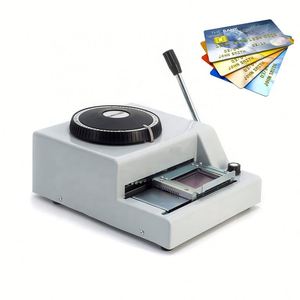 Machine à embosser les cartes en PVC pour la fabrication de cartes plastiques à caractères 72D - Product Image 1