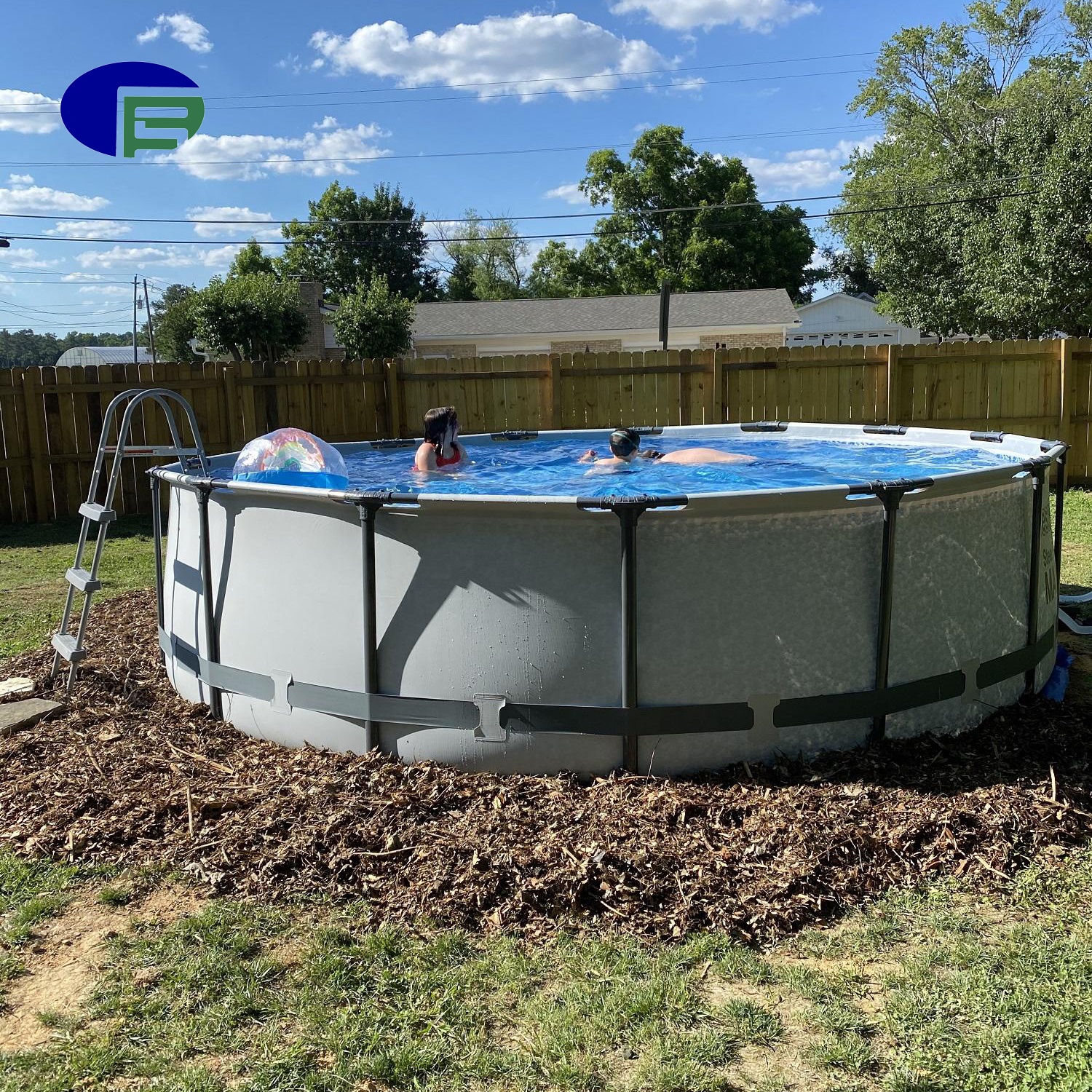 Заводская цена 5,49 м x 1,22 м большой тяжелый ПВХ круглый бассейн над землей металлический каркас бассейн с крышкой