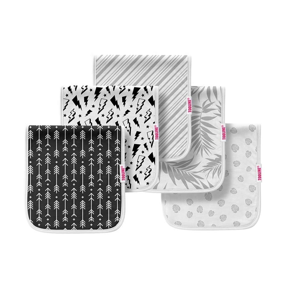 Заводская оптовая продажа на заказ, лидер продаж на amazon, набор водонепроницаемых тканей для детских слюней