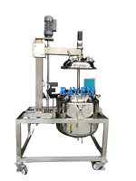 Réservoir de chauffage électrique en acier inoxydable, agitateur à pression, réacteur à vapeur, colle avec réservoir mélangeur à cisaillement élevé