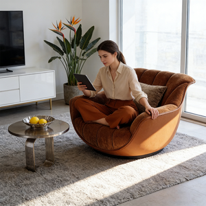 <span class=keywords><strong>Fauteuil</strong></span> moderne <span class=keywords><strong>de</strong></span> luxe <span class=keywords><strong>en</strong></span> velours, coque festonnée, <span class=keywords><strong>fauteuil</strong></span> d'appoint, canapé simple, rembourré, art déco, meubles <span class=keywords><strong>de</strong></span> salon, chambre à coucher, salon - Product Image 2