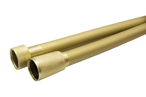 Luxury Light Gold Flexible <strong>Silicone</strong> Shower <strong>Hose</strong> with Skin Safe Material WRAS NSF Approval for Handheld Showers - Product Image 2
