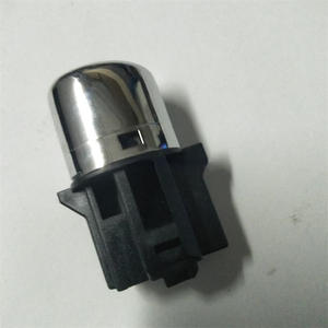 Pommeau de levier de vitesse Honda Accord 54132-SDC-A82, tête noire en alliage d'aluminium, bouton poussoir antirouille avec ressort - Product Image 2