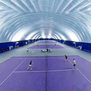 Dôme sportif à structure membranaire à grande portée pour terrains de tennis, matériau PVC, design contemporain, installation facile - Product Image 5