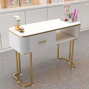Nouvelle conception 2025, ensembles de tables et de chaises de salon de beauté, meubles de station, table de manucure - Product Image 1