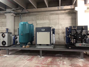 JF Series 11KW Industrial Lubricated Screw Air Compressor Stationary AC 8bar Low Pressure Air Cooled with Engine Motor Bearing - Product Image 6