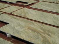 Comptoir de cuisine en marbre Skyros Fantasy de luxe SH STONE, design moderne personnalisé, table de travail pour villa, hôtel, îlot
