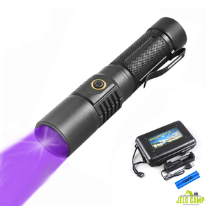 Inspección de escorpión de fluido corporal <span class=keywords><strong>para</strong></span> mascotas, 365nm, 30W, linterna LED de luz negra, peso ligero, luces ultravioleta recargables por USB - Product Image 1