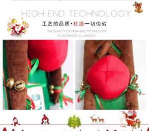 Nouvelle conception de décoration de voiture de Noël, kit de costume de renne avec cornes et nez rouge - Product Image 6