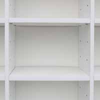 Étagère d'Angle OEM et ODM, Meuble de Rangement Bibliothèque Design Moderne, Meuble de Rangement en Bois pour Salon et Maison