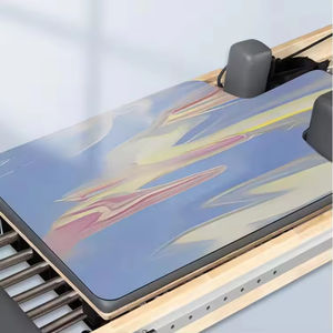 Tapis de Pilates Reformer en daim imprimé, antidérapant, en caoutchouc naturel, pour l'exercice, le sport et l'entraînement, protection anti-transpiration - Product Image 6