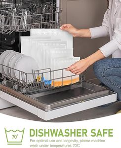 HuamaohengchunLeakproof Reusable Freezer Bags, Healthy Food Storage Contaizers Sandwich Snack Baggies for Lunch Travel - Product Image 2