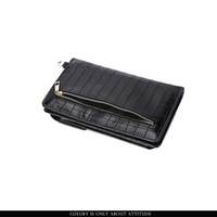 Tas Dompet Ponsel Kulit Pu Timbul Buaya Gaya Baru, Tas Selempang Kulit