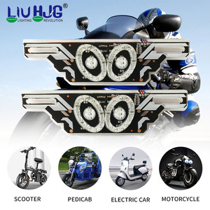 LiuHJG Cadre de <span class=keywords><strong>plaque</strong></span> d'<span class=keywords><strong>immatriculation</strong></span> <span class=keywords><strong>LED</strong></span> noir en plastique de haute qualité pour voiture et <span class=keywords><strong>moto</strong></span> - Product Image 6