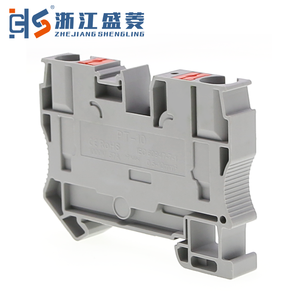 ELYC PT2.5 2.5mm Wire Cable Spring Strip Plug-in AWG24-12 4-Pole Copper Quick Lock <strong>Terminal</strong> Block <strong>Connector</strong> 32A Max - Product Image 4