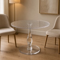 Table basse moderne en acrylique transparent, table d'appoint de luxe, écologique et durable, pour le salon, meubles et décoration intérieure