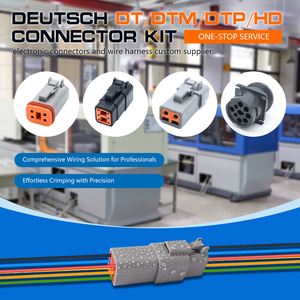 ขั้วต่อ YB <span class=keywords><strong>DT06</strong></span>-<span class=keywords><strong>2S</strong></span>-<span class=keywords><strong>CE05</strong></span> 2ทางตัวเมียตัวเชื่อมต่อ DT สีดำสำหรับรถบรรทุกทางการเกษตร - Product Image 4