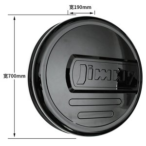 Applicabile al nuovo Jimny JB74 car JIMNY modificato copertura del pneumatico della porta posteriore materiale ABS copertura del pneumatico di ricambio accessori <span class=keywords><strong>fuoristrada</strong></span> - Product Image 1