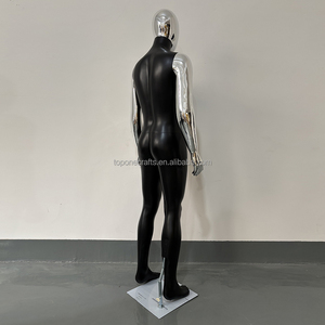 Vente en gros de mannequins musclés pour magasin de vêtements pour hommes mannequins masculins de luxe avec bras en argent mannequins masculins pour hommes costumes veste - Product Image 6