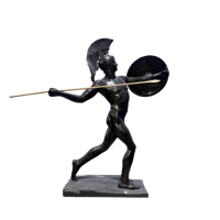 Figurines de moulage de style grec et romain antique en bronze personnalisé