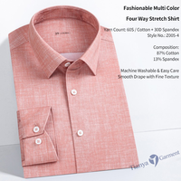 Camisas Casuales de Punto Transpirables de Spandex/Algodón para Hombre, Envío Directo de Fábrica