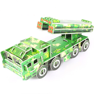 3D Mô Hình Giấy <span class=keywords><strong>C</strong></span>âu Đố Đồ Chơi Xếp Chồng Đồ Chơi Trẻ Em Lâu Đài Xe Lắp Ráp Xây Dựng Khối Thiết Lập DIY Xây Dựng Đồ Chơi - Product Image 6