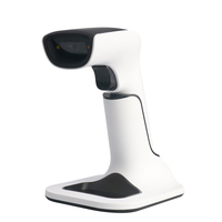 Escáner de código de barras DYscan QR 1D lector de código de barras 2,4G inalámbrico Compatible con BT resistente a caídas para Windows Mac Android IOS