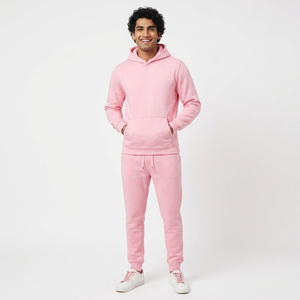 Nuevo Conjunto Deportivo de 2 Piezas para Hombre, Estilo Casual, Color Sólido, Lavado Ácido, Personalizado, Sudadera con Capucha y Pantalones Largos para Invierno, Ropa Deportiva para Correr - Product Image 1