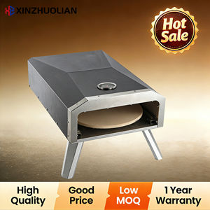 Horno de <span class=keywords><strong>Pizza</strong></span> Portátil a Gas de 12 Pulgadas con Puerta Corredera y Bandeja Recolectora de Migas Extraíble, Uso Comercial, 2000W, Acero Inoxidable, ¡Oferta! - Product Image 5