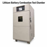 Chambre d'essai automatique de combustion de batteries au lithium, testeur de résistance à la flamme et à la combustion 220V IP55 CE pour le test de sécurité des batteries