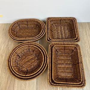 Panier Tressé à la Main pour Fruits, Pains, Restaurants, Stockage de Légumes et Marmites - Product Image 1
