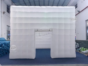 Tente Photobooth Gonflable Durable et Facile à Monter 2,5m <span class=keywords><strong>x</strong></span> 2,5m en Oxford Imperméable, Taille Personnalisable, avec Lumières LED pour Mariages et Événements - Product Image 2