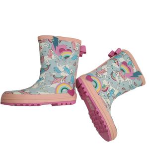 Botas de lluvia impermeables con Logo personalizado para niños, impermeables, con estampado de Anime - Product Image 3