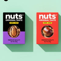 Boîte-cadeau d'emballage de fruits secs de casse-croûte de carton personnalisé écologique pour les noix