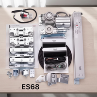 Sistem Operator Pintu Kaca Otomatis untuk Hotel dan Industri Harga Pabrik, Motor Pintu Elektrik dengan Sensor, Aluminium Cor