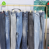 Vêtements d'occasion importés de Corée, vêtements de seconde main, ballots de vêtements usagés, jeans, pantalons en denim, vêtements