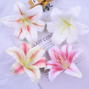 Cabeza <span class=keywords><strong>de</strong></span> Flor <span class=keywords><strong>de</strong></span> Lirio Artificial Realista para Decoración <span class=keywords><strong>de</strong></span> Bodas, Paredes, Navidad, Halloween, <span class=keywords><strong>Arreglos</strong></span> Florales, Hecha <span class=keywords><strong>de</strong></span> Látex, Venta Directa <span class=keywords><strong>de</strong></span> Fábrica - Product Image 2