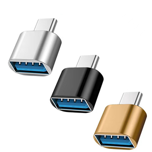 Adaptador Convertidor OTG de Aluminio Tipo C USB-C Macho a Hembra USB 3.1 OTG - Product Image 1