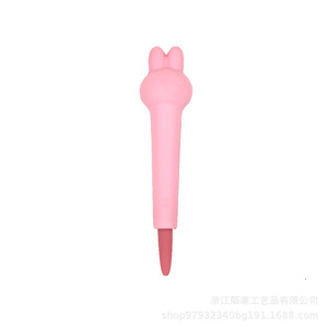 Pu Rabbit Pen Cover Fidget Toy Soft Slow <b>Rebound</b> For Kids Learning Gift - Product Image 3